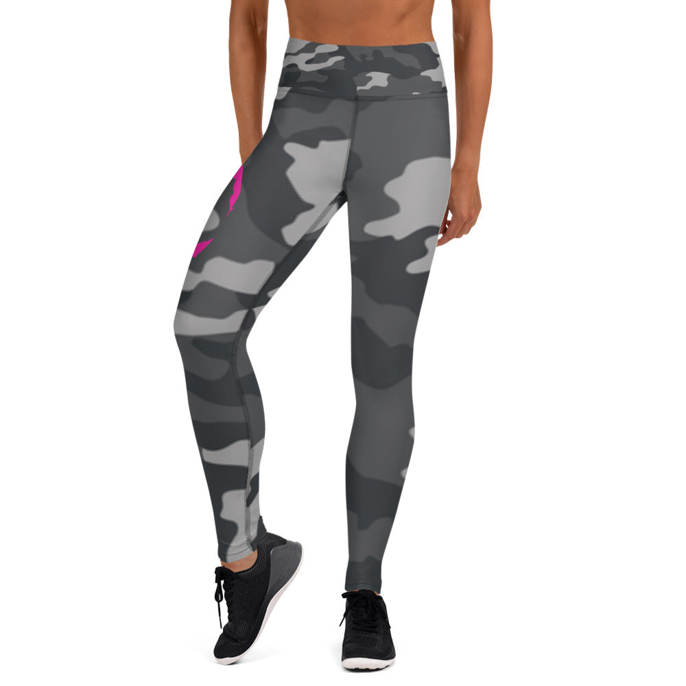 Alpha Line Athletic Leggings Ladies Camo - hidden pocket