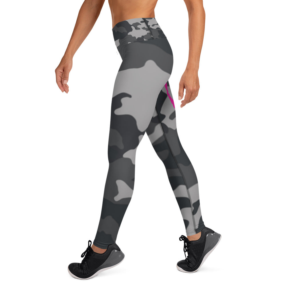 Alpha Line Athletic Leggings Ladies Camo - hidden pocket