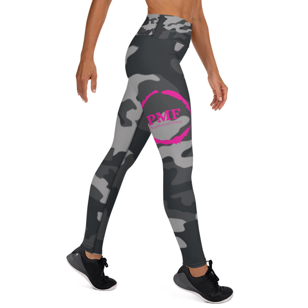 Alpha Line Athletic Leggings Ladies Camo - hidden pocket