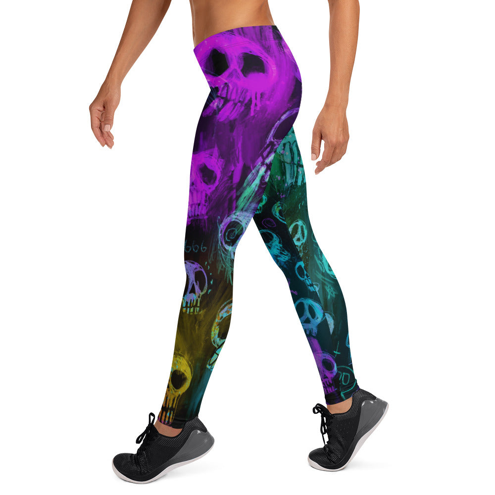 Buy Skullpig [Tension Plax] Plax Pro Leggings (Galaxy Navy) Quick-drying  Running Fitness Yoga Hiking 2024 Online